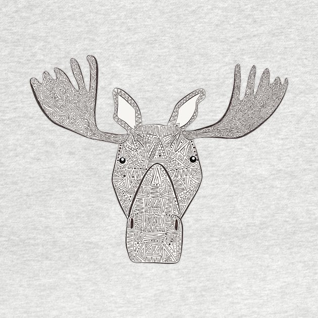 Geometric Moose by sophiafinearts